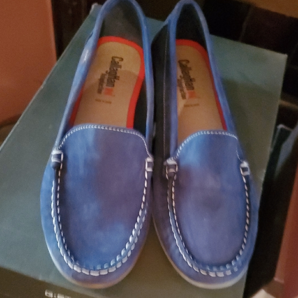 Callaghan Made In Spain Women's Blue Loafers